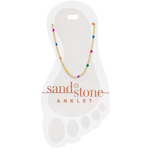 Women's Sand & Stone Rainbow Petite Anklet - Primary Image