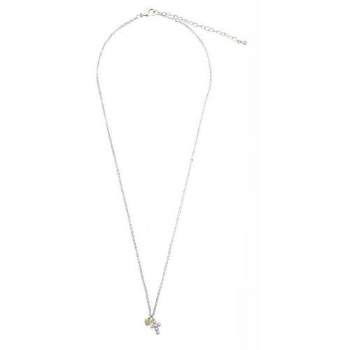 Mazie Mae Cross Heart Necklace - Primary Image
