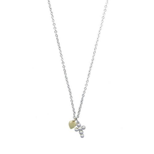 Mazie Mae Cross Heart Necklace - Primary Image