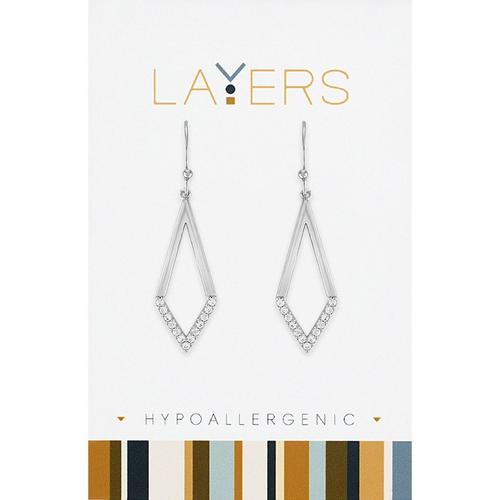 Layers Geometric Earrings - Primary Image