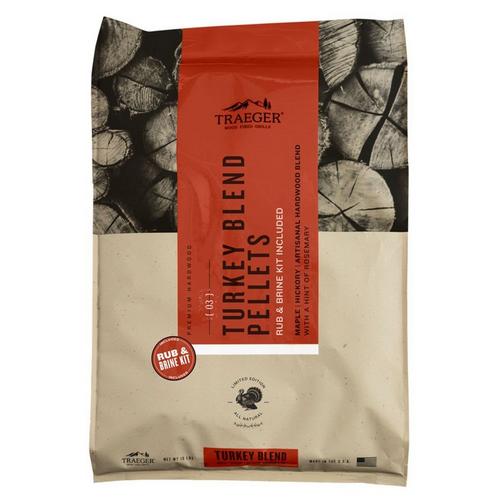 Traeger Turkey Blend Wood Pellets + Brine Kit 18 lbs - Primary Image