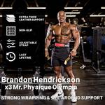 Schiek Leather Lifting Straps - Thumbnail 4 of 5