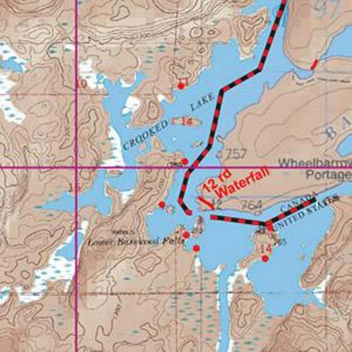 Mckenzie Maps Jackfish Bay, Crooked Lake and Beartrap River #11 Map - Primary Image