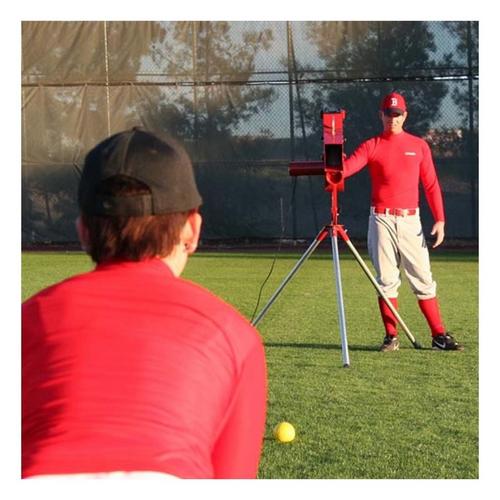 Heater Sports Softball Pitching Machine with 9 Ball Automatic Feeder - Primary Image