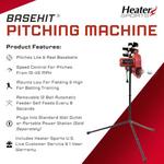Heater Sports BaseHit Pitching Machine - Thumbnail 5 of 5