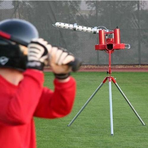 Heater Deuce 75 Two Wheel Curveball Machine with Feeder - Primary Image