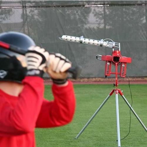 Heater Deuce 75 Two Wheel Curveball Machine with Feeder - Primary Image