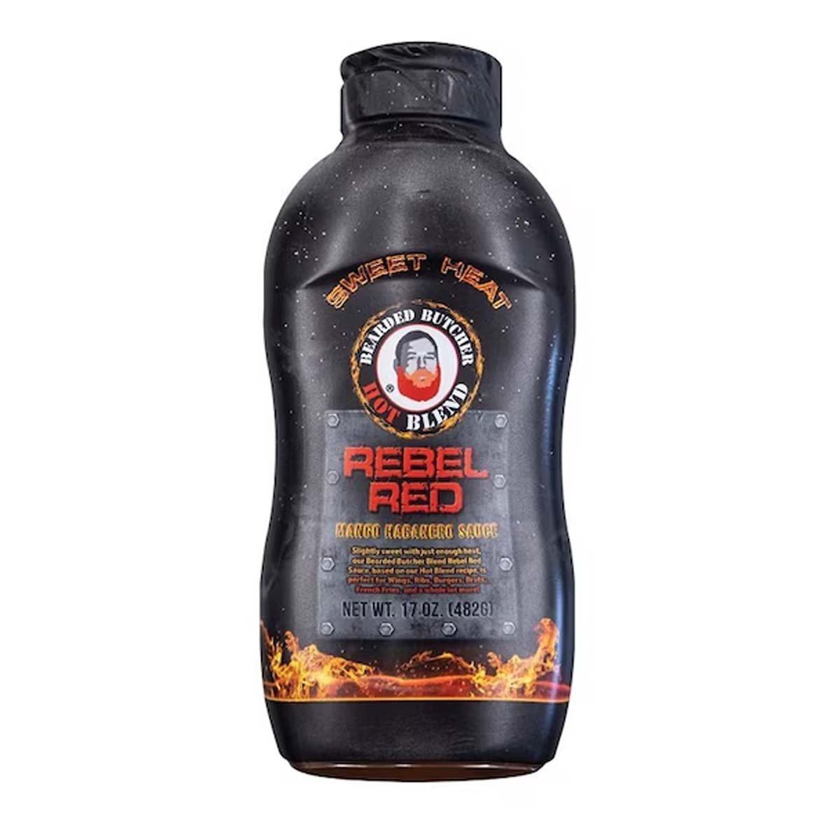 The Bearded Butcher Rebel Red Hot Sauce Squeeze Bottle - The Bearded Butchers