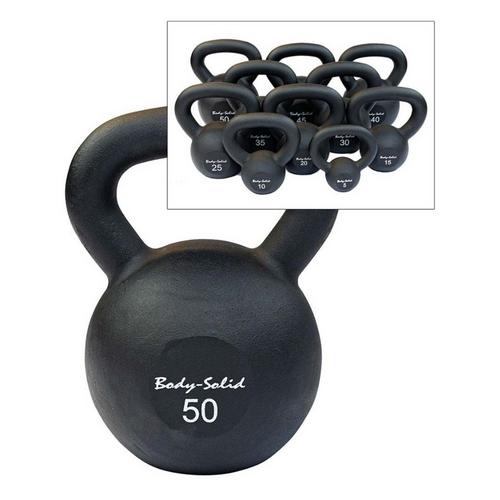 Body Solid KBR Powder Coat Kettlebells 5-50 lbs - Primary Image