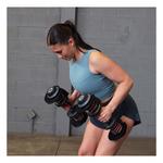 Body Solid SDBX132 Adjustable Dumbbells 11-66 lbs - Thumbnail 3 of 4