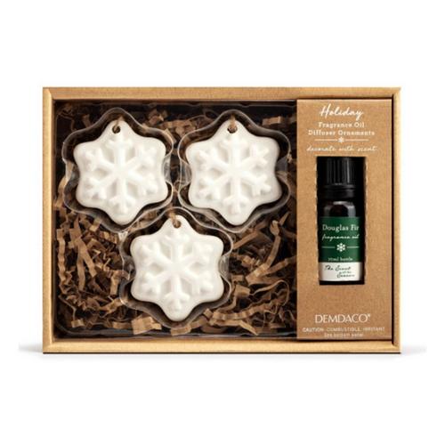 Demdaco Snowflake Mini Diffusers with Fragrance Oil - Primary Image