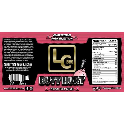 LC BBQ ButtHurt Competition Pork Injection - Primary Image