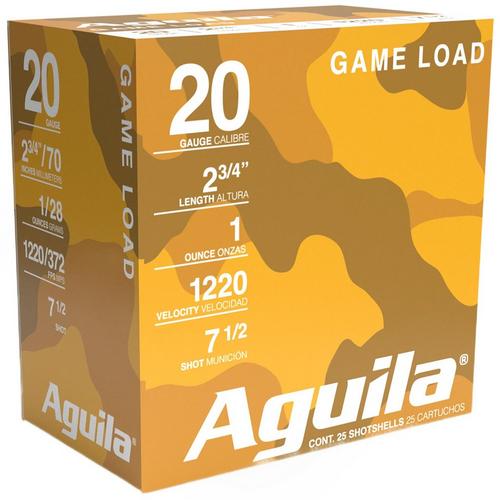 Aguila Game Load 20 Gauge Shotshells 25 Round Box - Primary Image