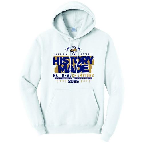 Range Montana State Bobcats 2025 FCS National Champion History Hoodie - Primary Image