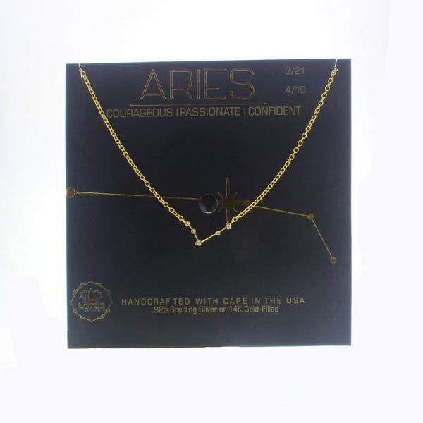 Lotus Jewelry Studio Zodiac Aries Necklace