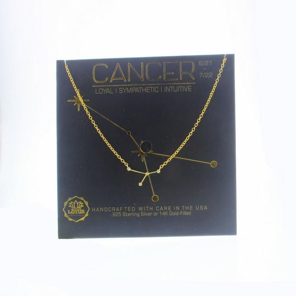 Lotus Jewelry Studio Zodiac Cancer Necklace