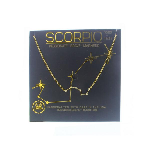 Lotus Jewelry Studio Zodiac Scorpio Necklace