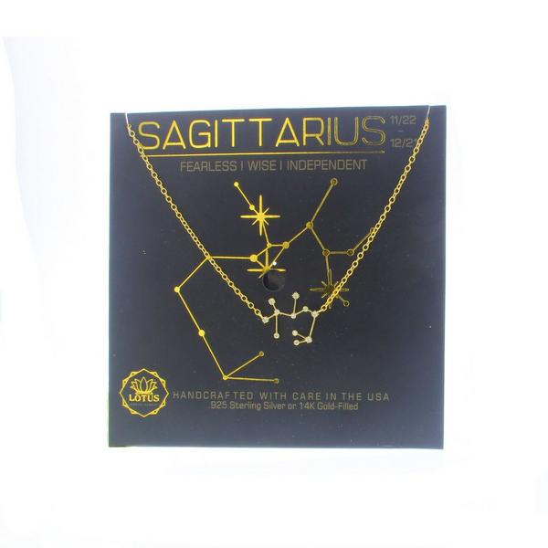 Lotus Jewelry Studio Zodiac Sagittarius Necklace