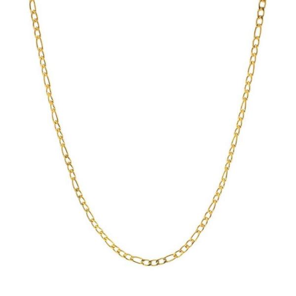 Lotus Jewelry Studio Figaro Charm Chain Necklace