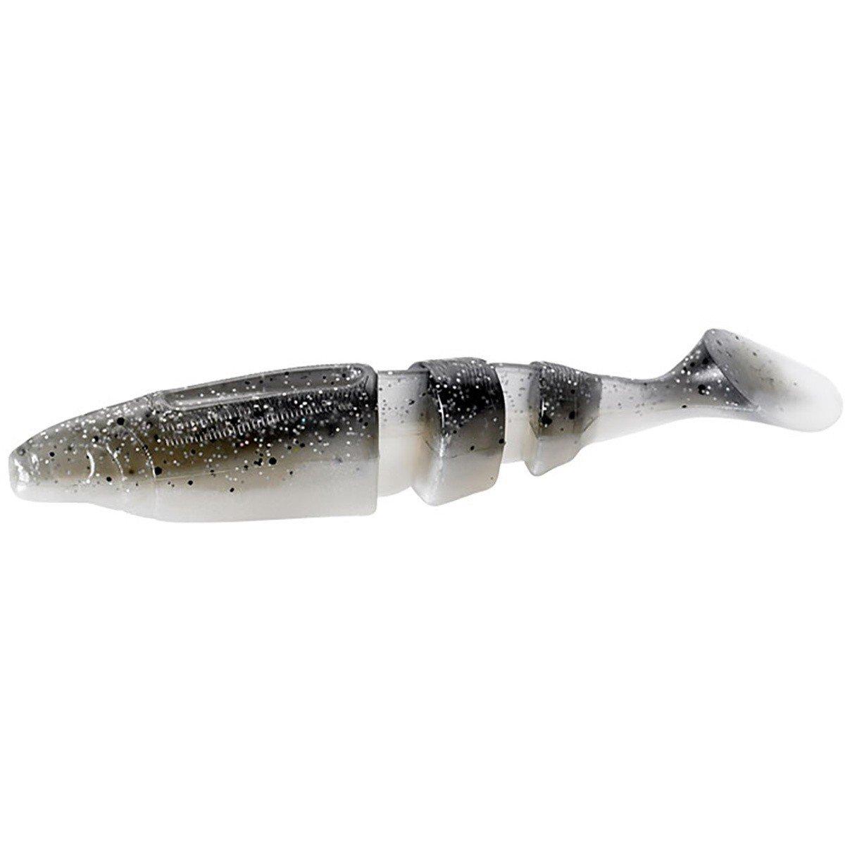 Smoked Pearl - Lake Fork Boot Tail Magic Shad