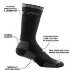 Men's Darn Tough Boot Midweight Crew Hunting Socks - Thumbnail 3 of 4