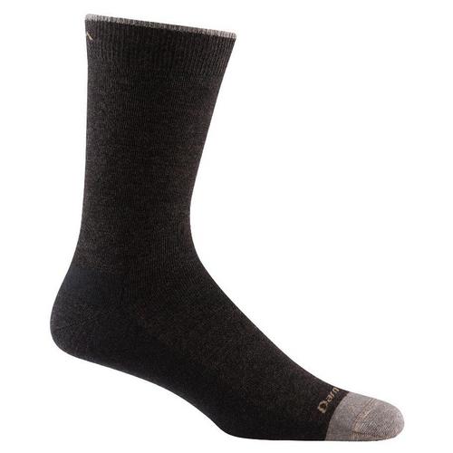 Darn Tough Solid Lightweight Lifestyle Light Cushion Crew Socks - Primary Image