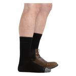 Darn Tough Solid Lightweight Lifestyle Light Cushion Crew Socks - Thumbnail 2 of 4