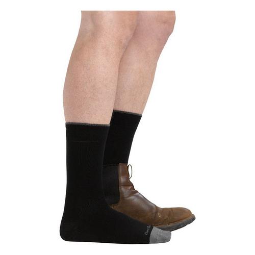 Darn Tough Solid Lightweight Lifestyle Light Cushion Crew Socks - Primary Image