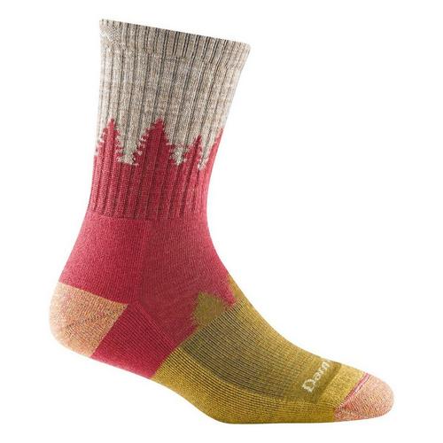 Women's Darn Tough Treeline Midweight Cushioned Crew Ankle Hiking Socks - Primary Image