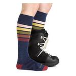 Women's Darn Tough Snowburst Midweight Knee High Skiing Socks - Thumbnail 2 of 4