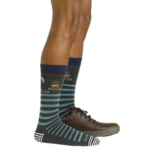 Men's Darn Tough Animal Haus Lightweigh Crew Socks - Primary Image