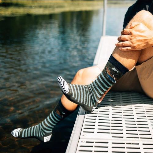 Men's Darn Tough Animal Haus Lightweigh Crew Socks - Primary Image