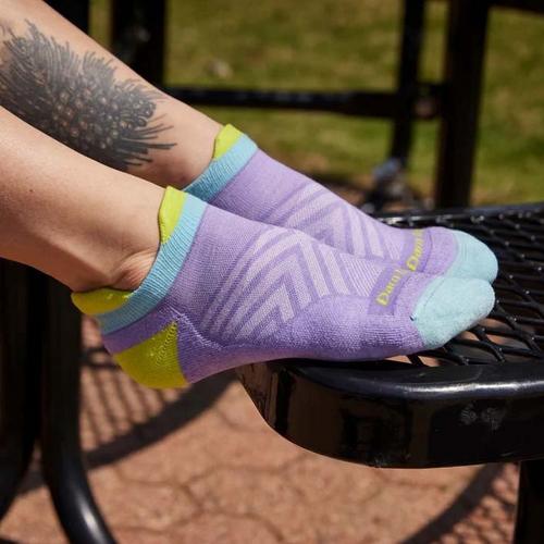 Women's Darn Tough Ultra-Lightweight Tab Medium Cushion No Show Running Socks - Primary Image