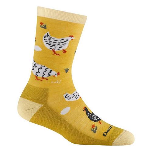 Women's Darn Tough Lifestyle Mother Clucker Lightweight Crew Socks - Primary Image