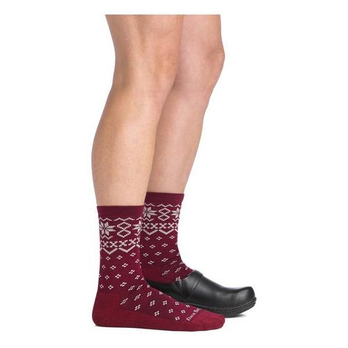Women's Darn Tough Shetland Lightweight Lifestyle Medium Cushion Crew Hiking Socks - Primary Image