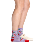 Women's Darn Tough Fruit Stand Shorty Lightweight Lifestyle No Cushion Quarter Socks - Thumbnail 2 of 3