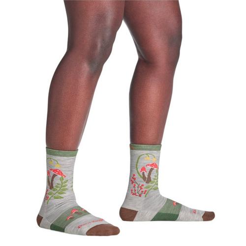Women's Darn Tough Mellow Mushrooms Light Cushion Mini Crew Hiking Socks - Primary Image