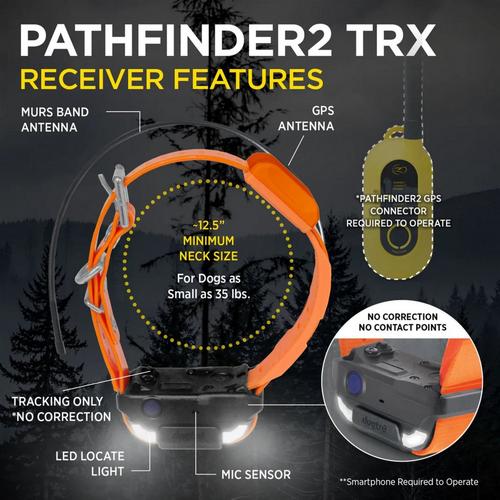 Dogtra Pathfinder2 TRX Additional GPS-Only Training Collar - Primary Image