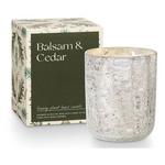 ILLUME Balsam & Cedar Small Boxed Crackle Glass Jar Candle - Thumbnail 2 of 5