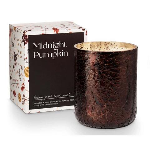ILLUME Midnight Pumpkin Boxed Crackle Glass Small Jar Candle - Primary Image