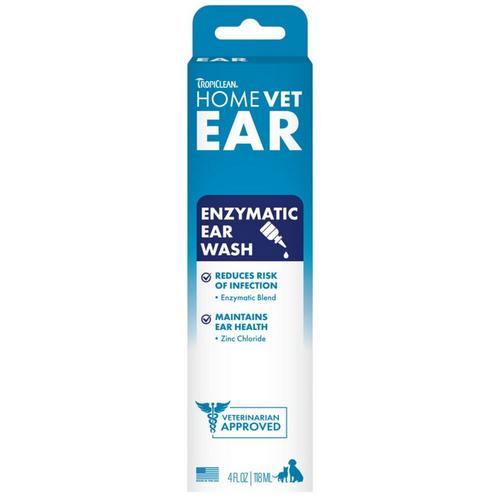 TropiClean HomeVet Enzymatic Ear Wash - Primary Image