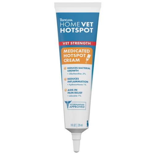 TropiClean HomeVet Medicated Hot Spot Cream - Primary Image
