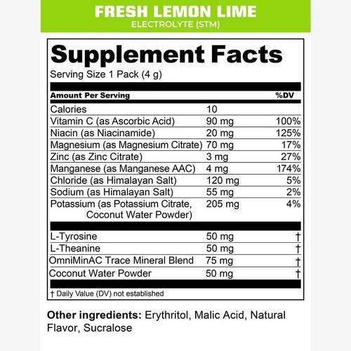 MTN OPS STM Electrolyte Stick Packs - Primary Image