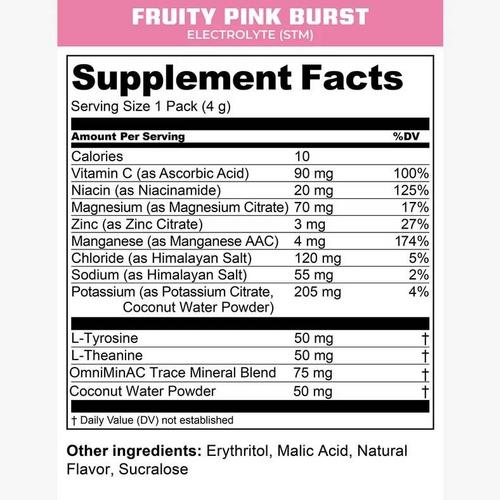 MTN OPS STM Electrolyte Stick Packs - Primary Image