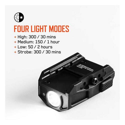 iPROTEC RM300 Mycro Rail Mount Flashlight - Primary Image