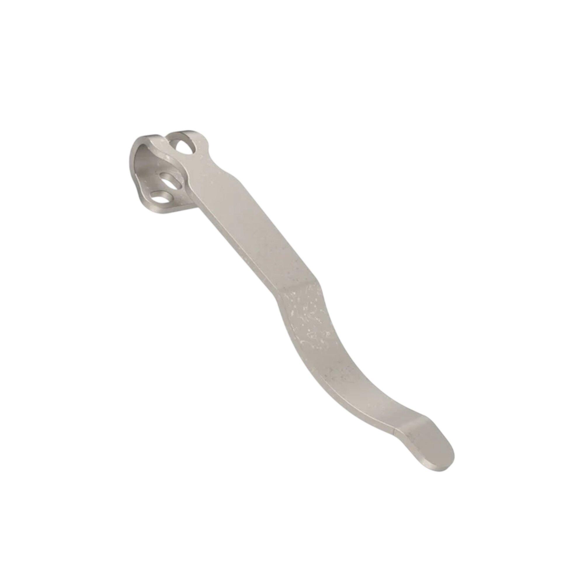 Flytanium Long Titanium Stonewashed Universal Pocket Clip - Flytanium