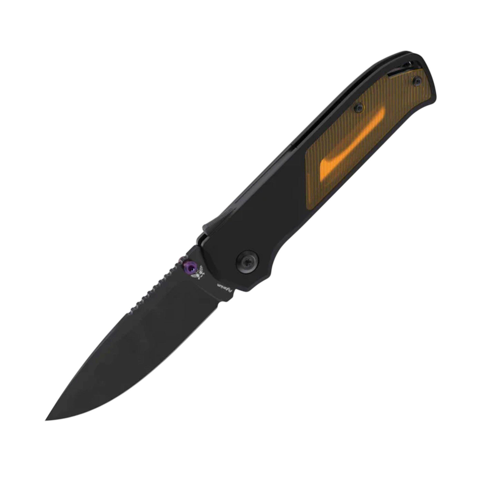 Flytanium Arcade Void Black Ultem DLC Folding Pocket Knife - Flytanium
