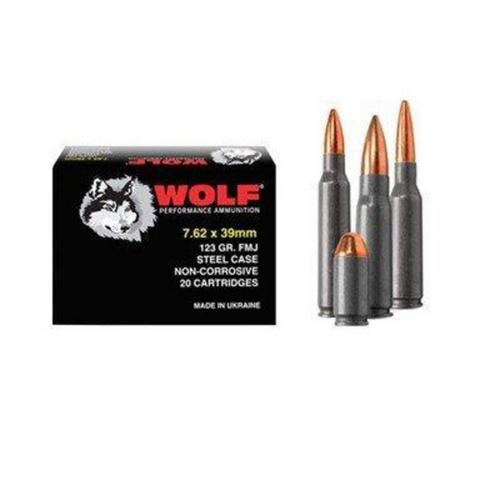 WOLF Performance Polyformance 7.62x39mm Rifle Ammunition 20 Round Box - Primary Image