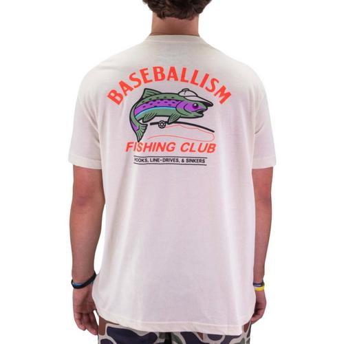 Men's Baseballism Fishing Club Baseball T-Shirt - Primary Image