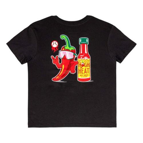 Youth Boys' Baseballism High Heat Hot Sauce Glow in the Dark Baseball T-Shirt - Primary Image